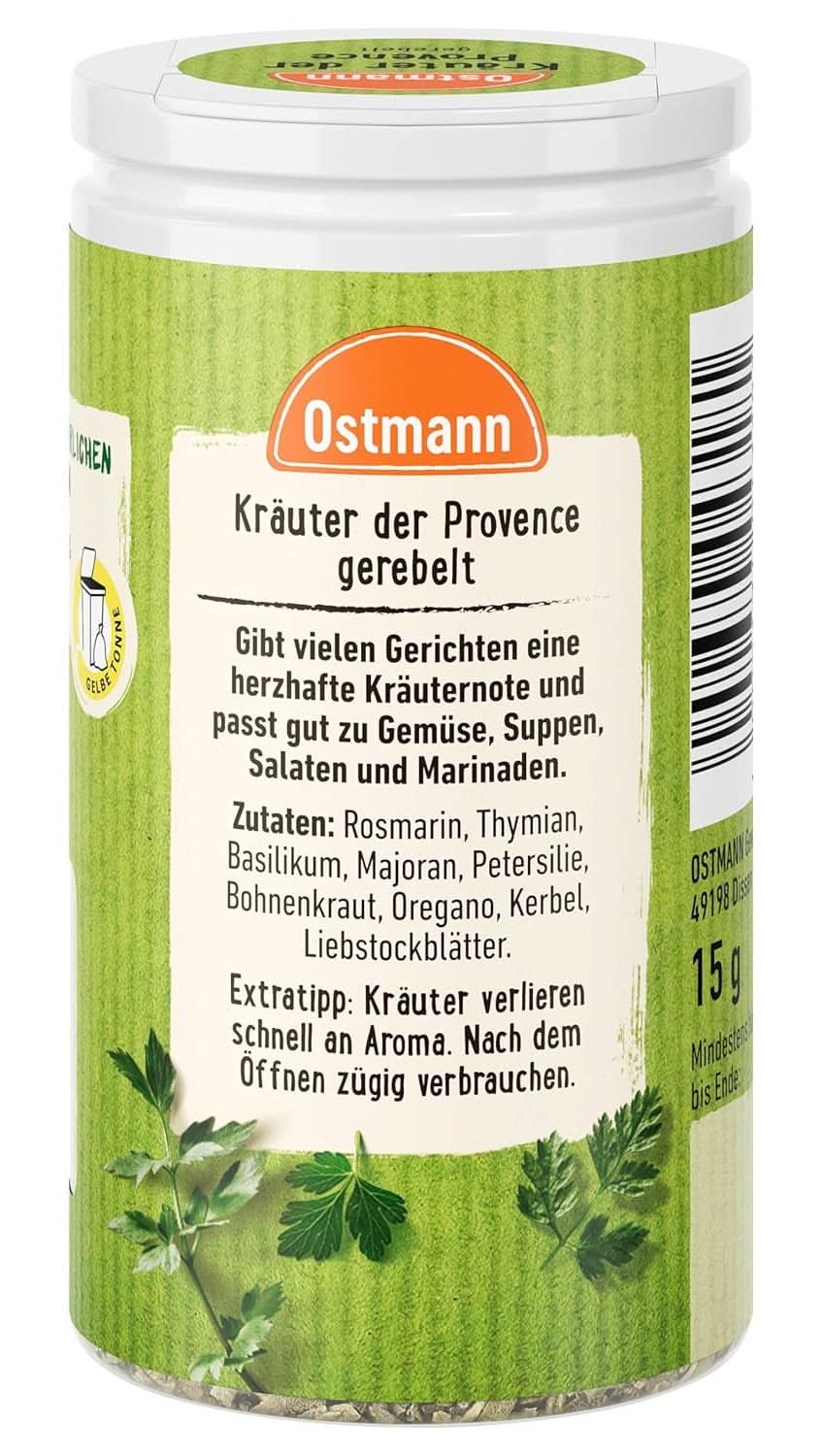 Kruiden uit de Provence Ostmann, 15 G Specerijen Naty Shop