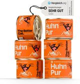 The Better Cat - Graanvrij natvoer met extra hoog vleesgehalte - Premium graanvrij en suikervrij kattenvoer (200 g, Kip)