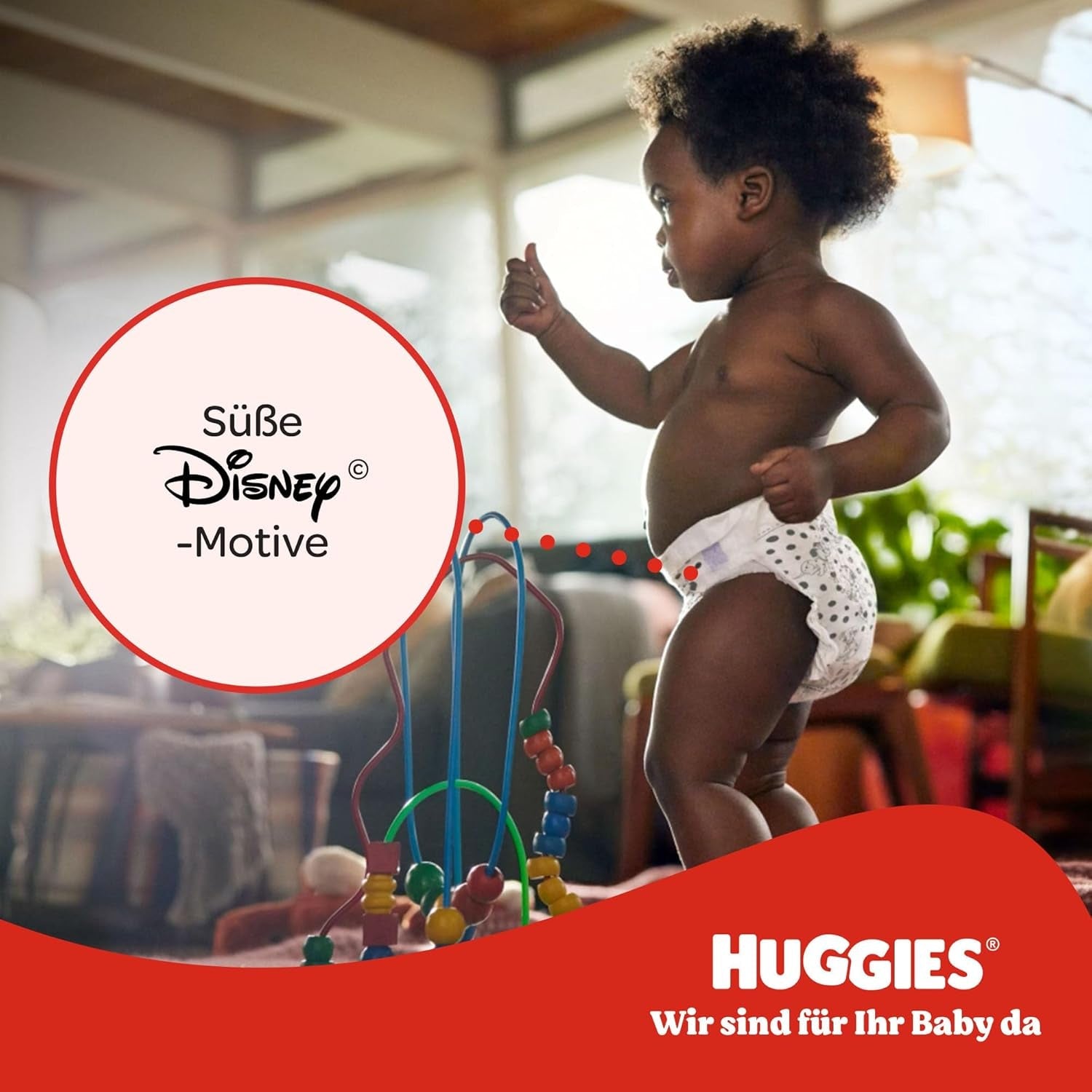 Huggies Little Movers Disney broek, maat 4, 120 stuks (4x30), maandelijkse doos
