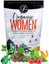 VITSTORM® BIO TEE Mom & Kids - Thee voor vrouwen en borstvoeding - Rooibos, appel, venkel, citroenmelisse, alchemilla, aardbei - Ontspannende thee - Fruitig en lekker - Cafeïnevrij - Kruidenthee 100 g