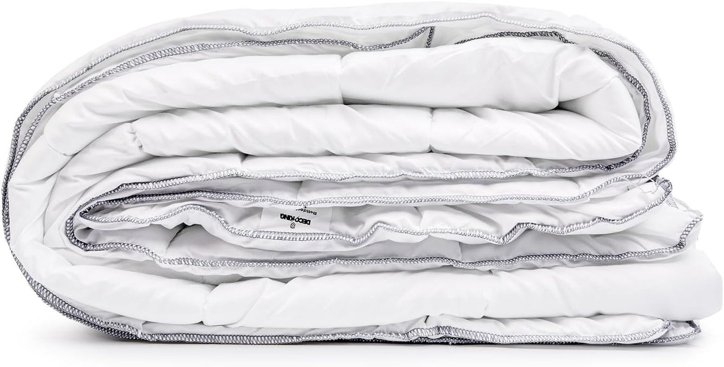 Decoking 135X200 Zomerdekbed Gewatteerd dekbed Anti-allergisch Voor mensen met allergieën Zomerdekbed 100% microvezel 800G Libra Quilts en quilts Naty Shop