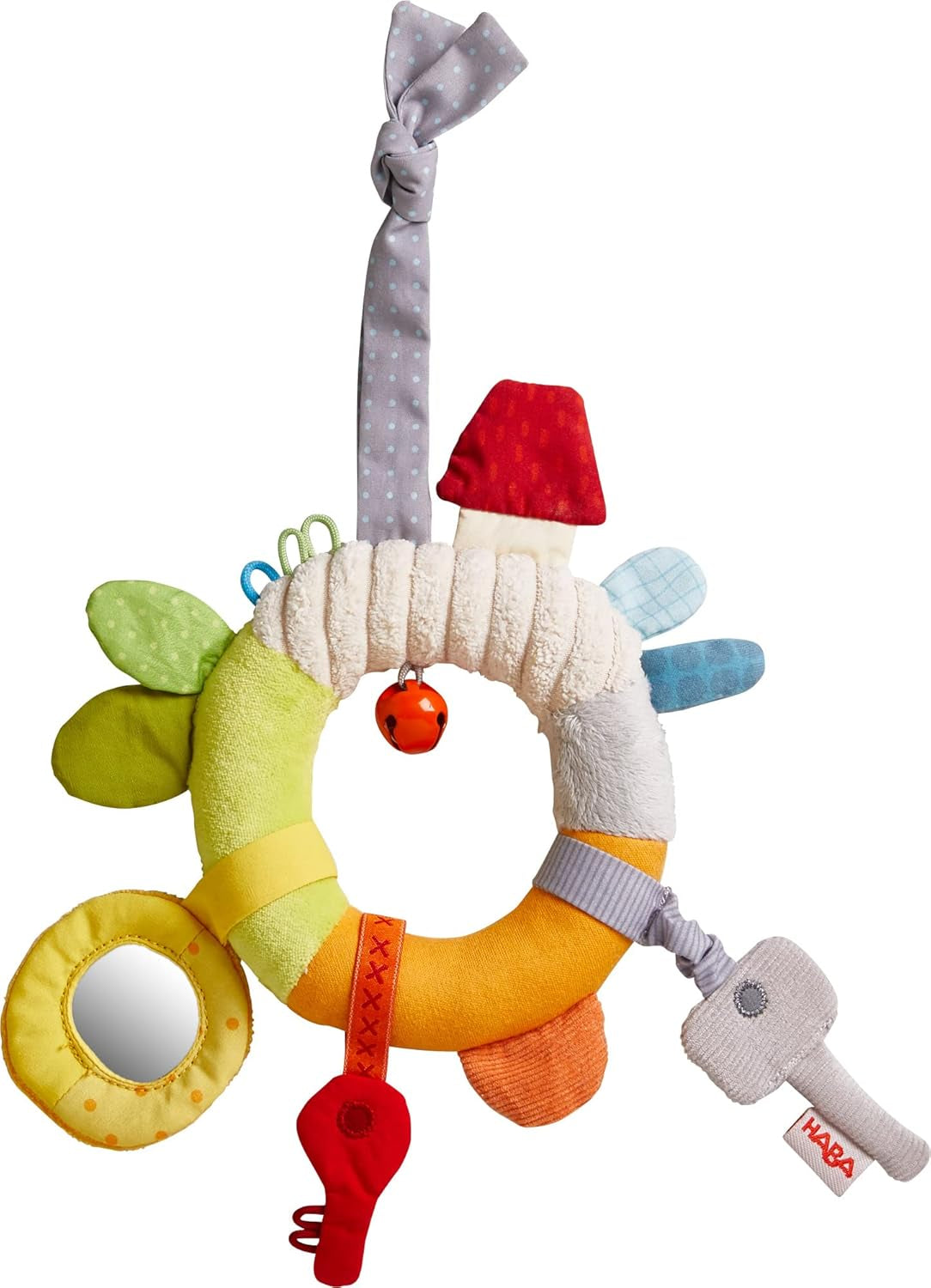 HABA 306453 - Hangfiguur Eerste sleutelbos, beweegbare en hangfiguren vanaf 6 maanden Babyspeelgoed Naty Shop Standaard titel