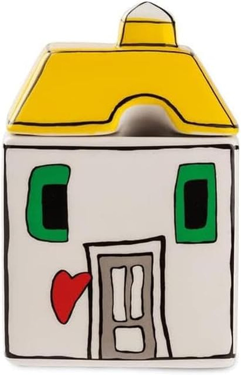 EGAN broodpan, collectie Le Casette. Geel porseleinen item. Afmetingen: 7 x 11 cm. Referentienummer: 192016