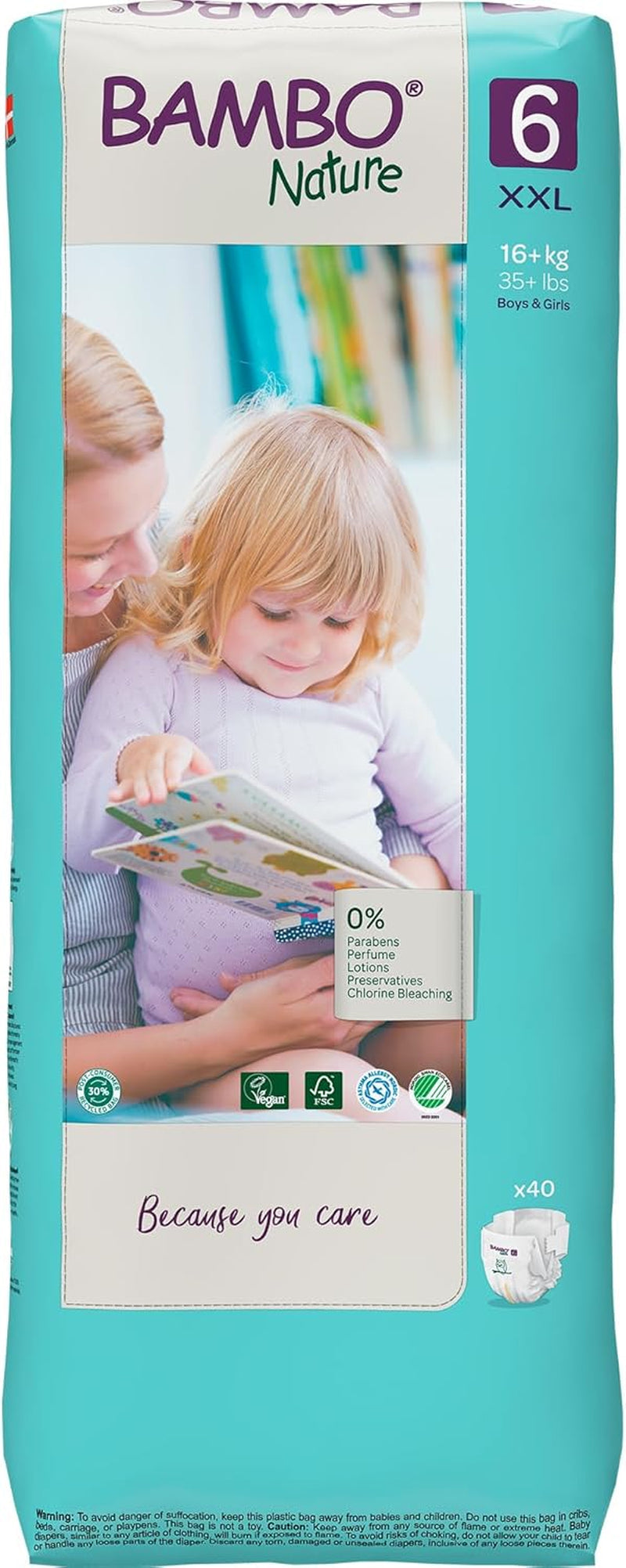 Bambo Nature Premium Eco Luiers, maat 6, 1,63 kg