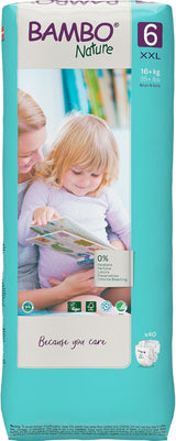 Bambo Nature Premium Eco Luiers, maat 6, 1,63 kg