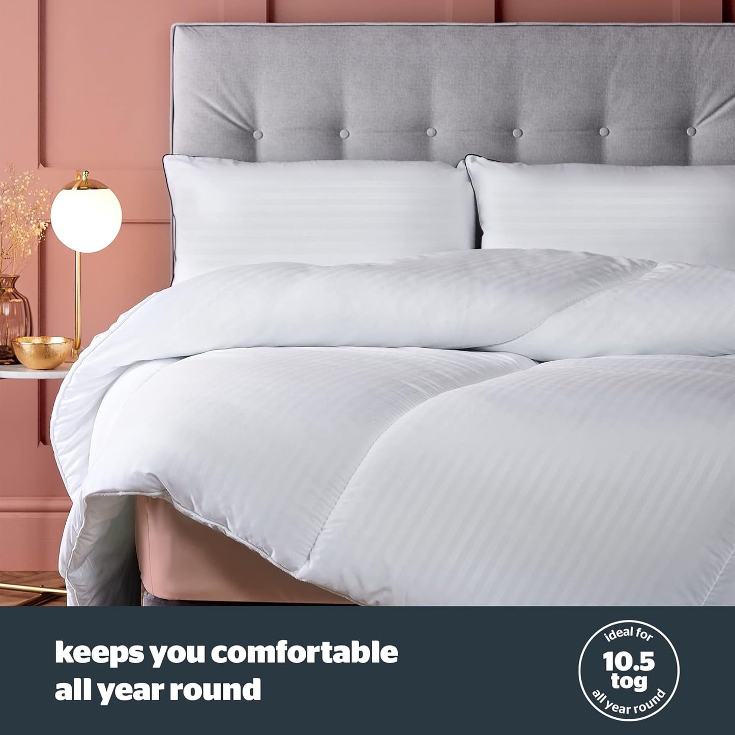 Dekbed Silentnight Hotel Collection 10.5 Tog - tweepersoonsbed, polyester, wit Dekbedden en dekbedden Naty Shop