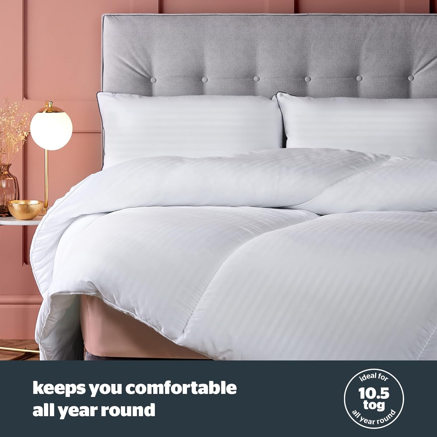 Dekbed Silentnight Hotel Collection 10.5 Tog - tweepersoonsbed, polyester, wit Dekbedden en dekbedden Naty Shop