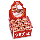 Reber Bites Chocolade- en Truffeltaart, cognactruffels op romige noga, omhuld met delicate Alpenmelkchocolade, 40 g (1 stuk)