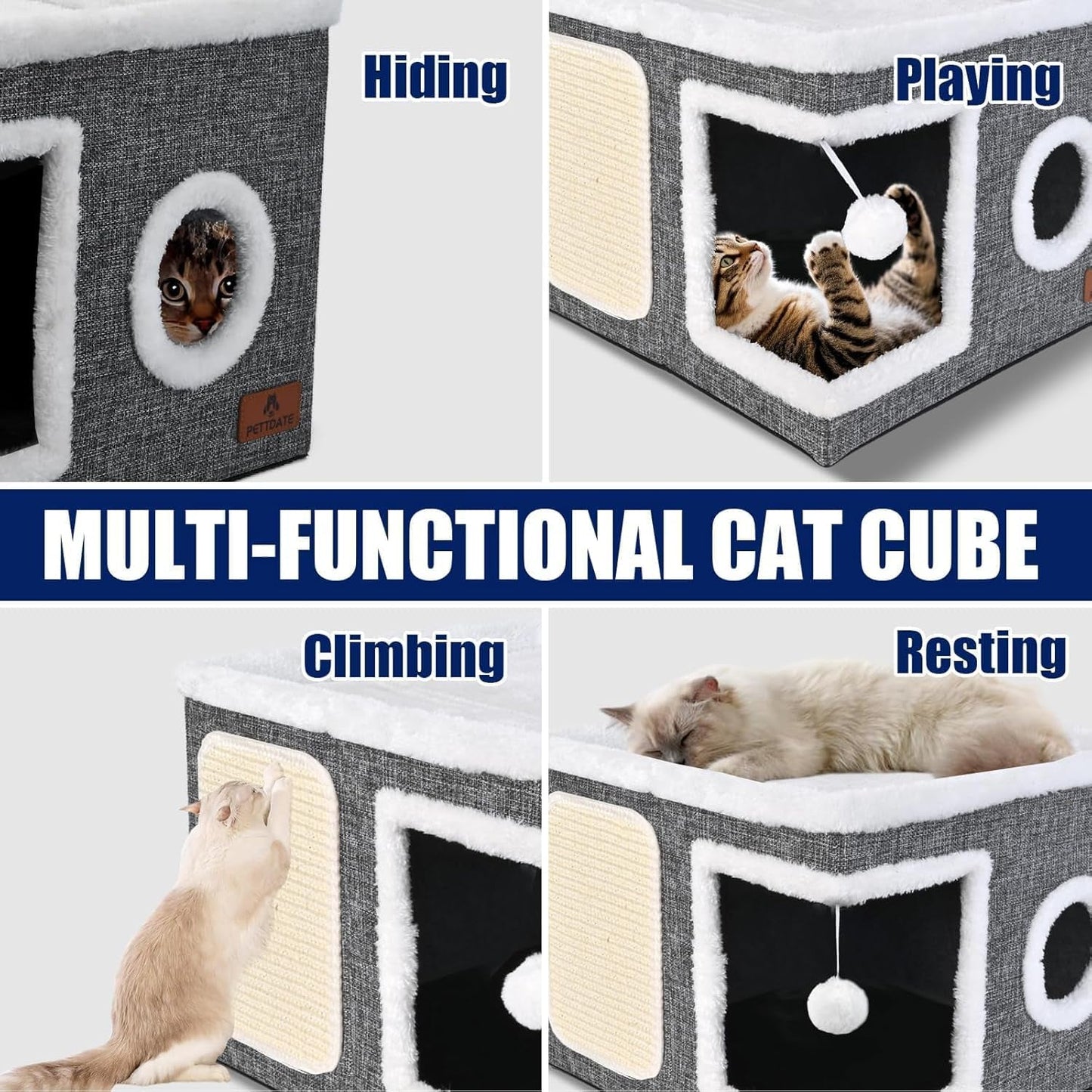 Dekens en meubels, Huisdieren, Grotten & Huizen, Katten, Kattenbedden, Katten - bedden, matrassen