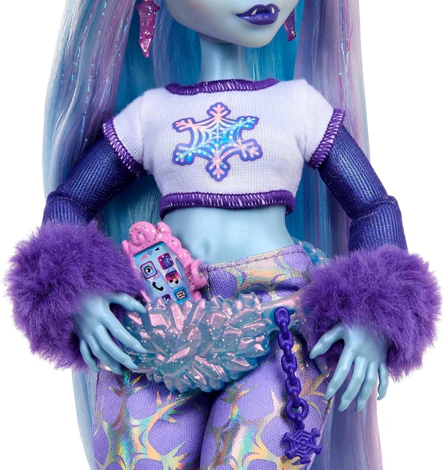 Monster High Abbey Bominable Yeti met mammoethuisdier en accessoires - Spooktastische sneeuwvloklook voor kinderen vanaf 4 jaar, HNF64 Naty Shop-poppen