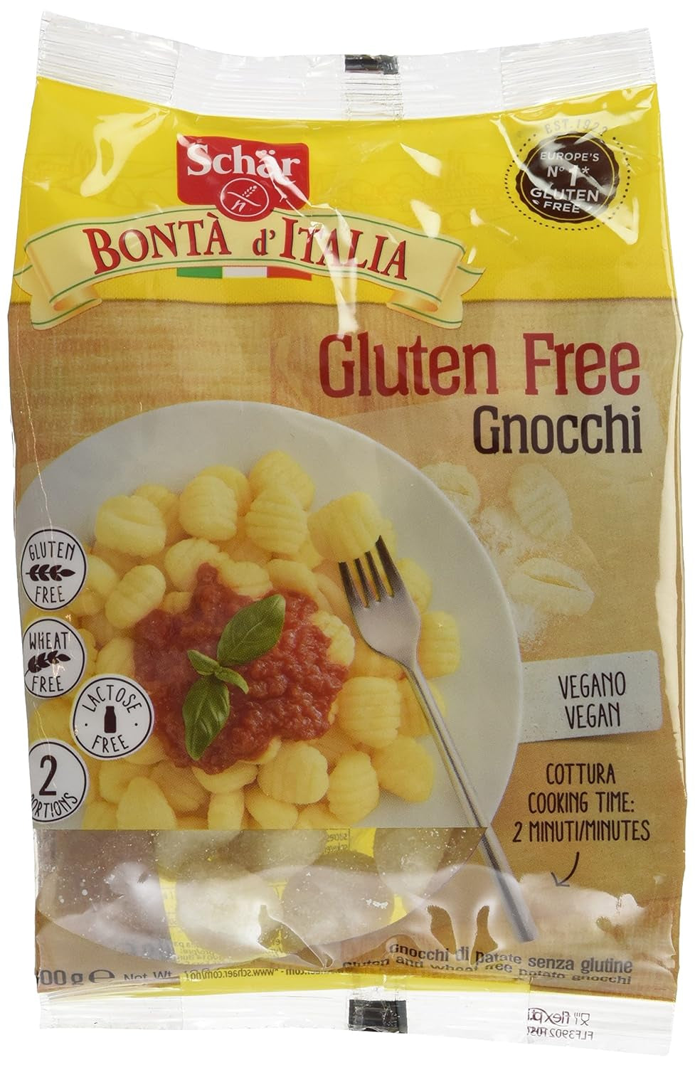 Glutenvrije gnocchi, 300 g, verpakking van 6