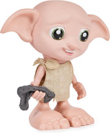 Spin Master 6067280 Wizarding World Harry Potter magische interactieve Dobby Elf sokpop, 30+ geluiden en zinnen, 21,6 cm, kinderspeelgoed, zwart