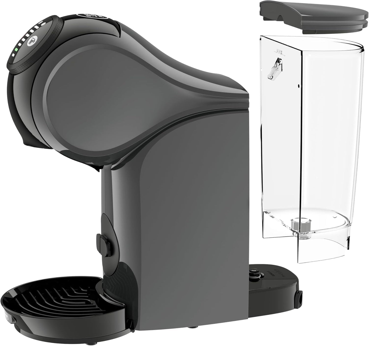NESCAFÉ DOLCE GUSTO DeLonghi Dolce Gusto Genio S EDG226.A, Capsule-espressomachine inclusief 3 capsules, compact ontwerp, verstelbare lekbak, 0,8 l, afneembaar waterreservoir, 1470 W, Antraciet