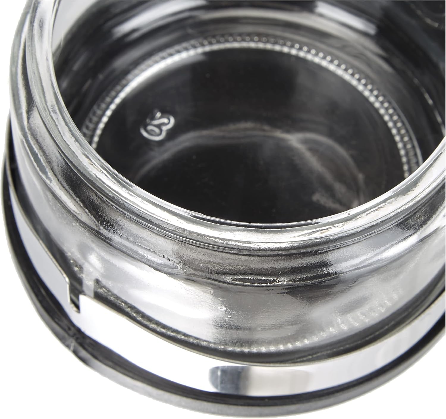 Classic Shaker, 250 ml, met lepel, roestvrij staal, zilver/transparant, 13 x 10 x 9 cm, 2 stuks
