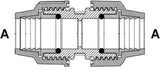 Cornat irrigatiesysteemkoppeling T610032, voor PE buis, Ø 32 mm, polypropyleen, voor koud water