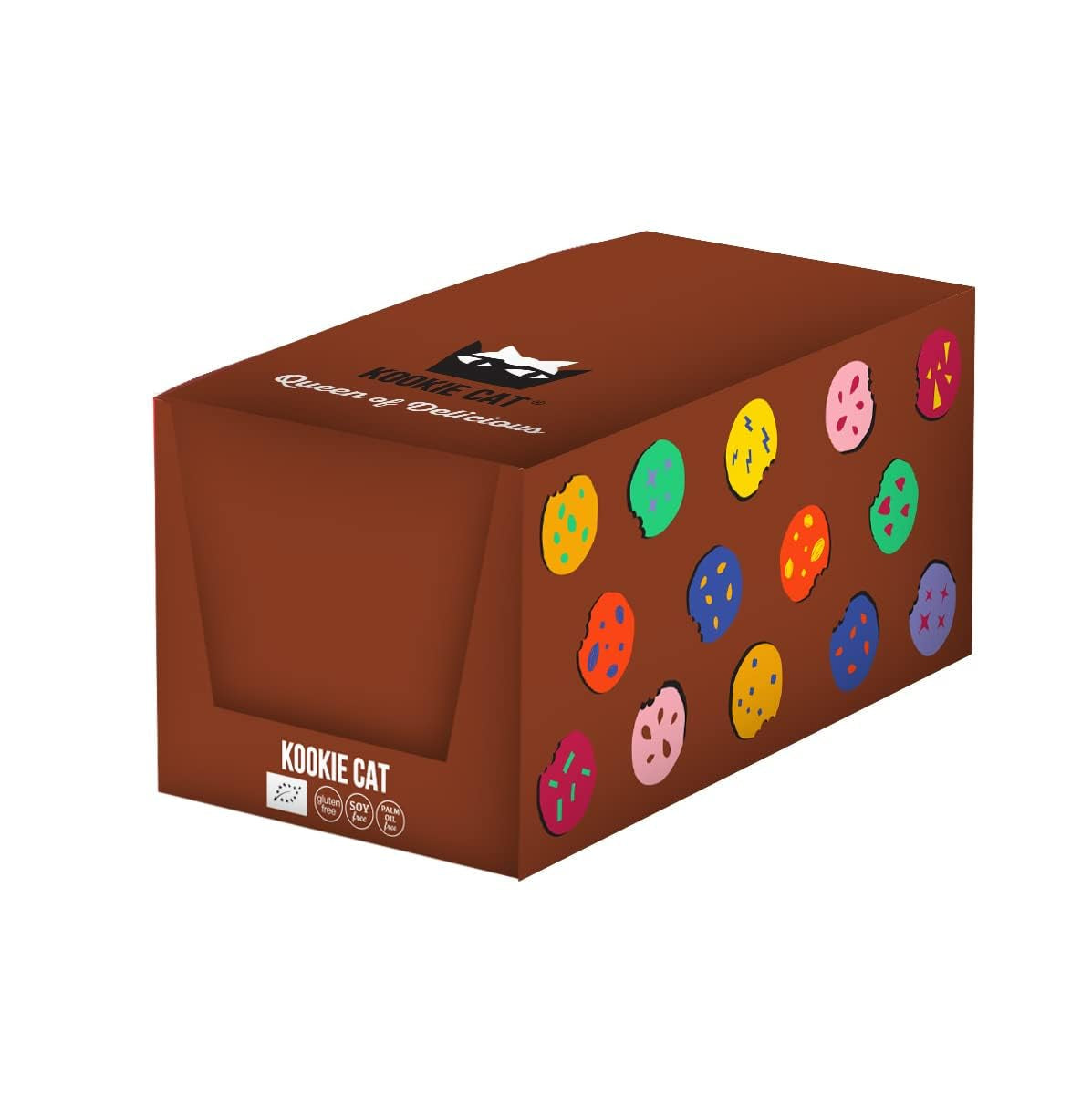 Double Nut Chocolate - Veganistisch, glutenvrij, sojavrij, biologische cashew- en haverkoekjes - 12 x 50 g multi-pack (pak van 2)
