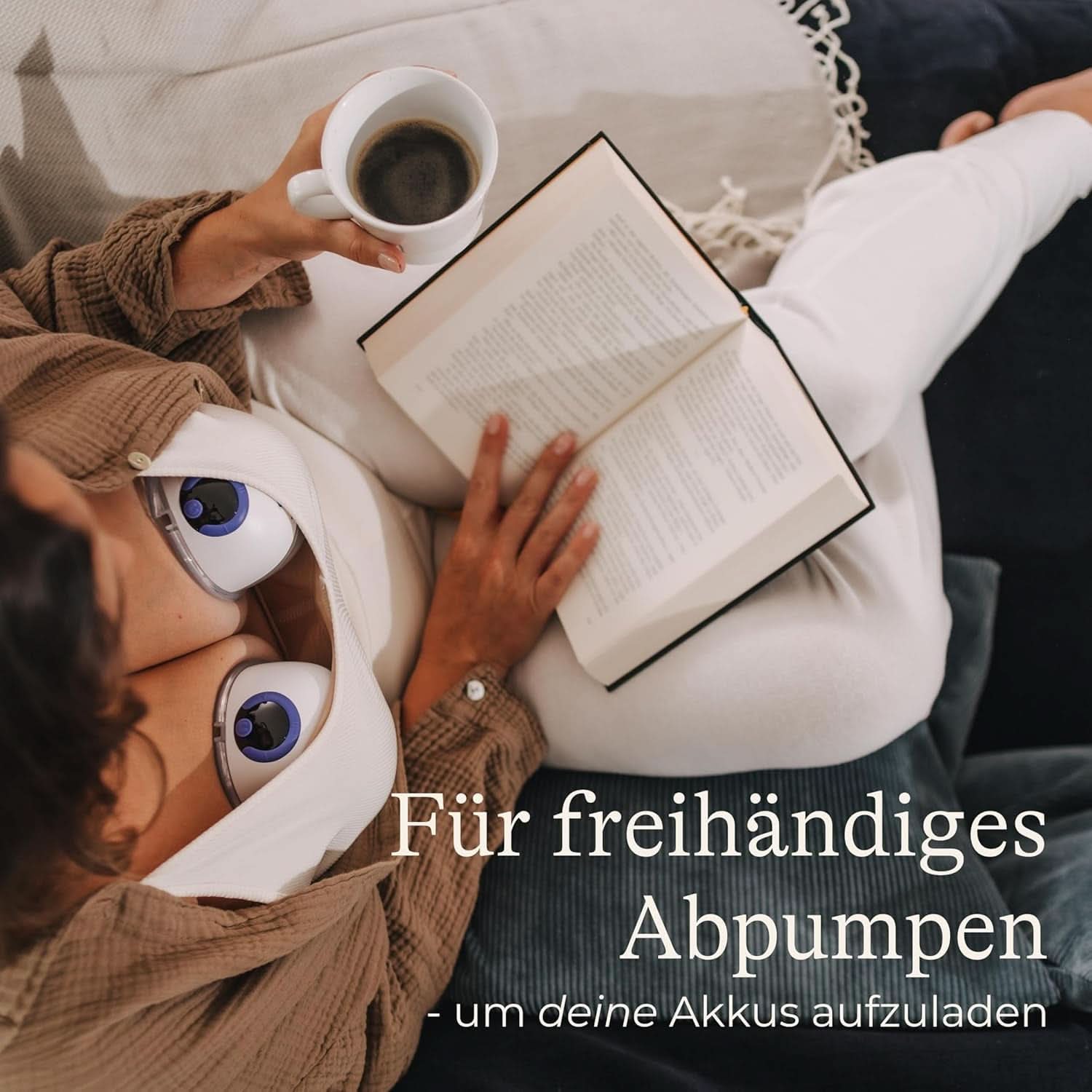Lansinoh Tragbare Elektrische Doppelmilchpomp – Freihändig en Leise Abpumpen Ohne Kabel & Schläuche – Wiederaufladbarer Akku – Einfache Bedienung & Reinigung - Handsfree Accessoires Voeding en Borstvoeding Bebe Naty Shop