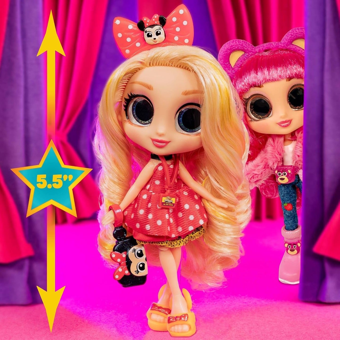 Disney Doorables Adoorbs Series 1 verzamelpoppen met accessoires, 14 cm, modepop, speelgoed vanaf 5 jaar, gewoon spelen