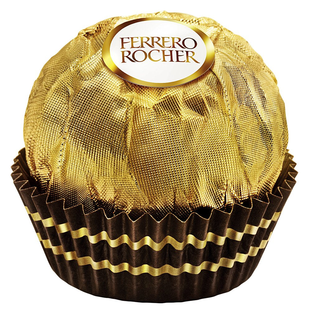 Ferrero Rocher - Krokante en romige walnootpralinespecialiteit - 5 pakjes van elk 16 individuele pralines