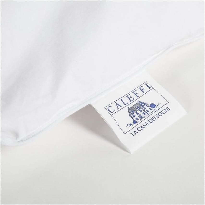 Caleffi donsjack gemaakt van Pium dons, katoen, uniek, eenpersoonsbed Quilts en quilts Naty Shop