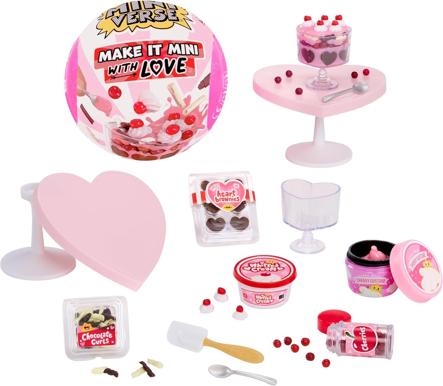 MGA Miniverse - Make It Mini with Love - Mini verzamelobjecten, doe-het-zelf harsknutselset, Valentijnsdagserie, voedselreplica's, niet-eetbaar - voor verzamelaars en kinderen vanaf 8 jaar