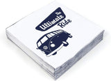 BRISA VW Collection - T1 Bus Volkswagen Servetten (Samba Strepen/Rood/3-laags)