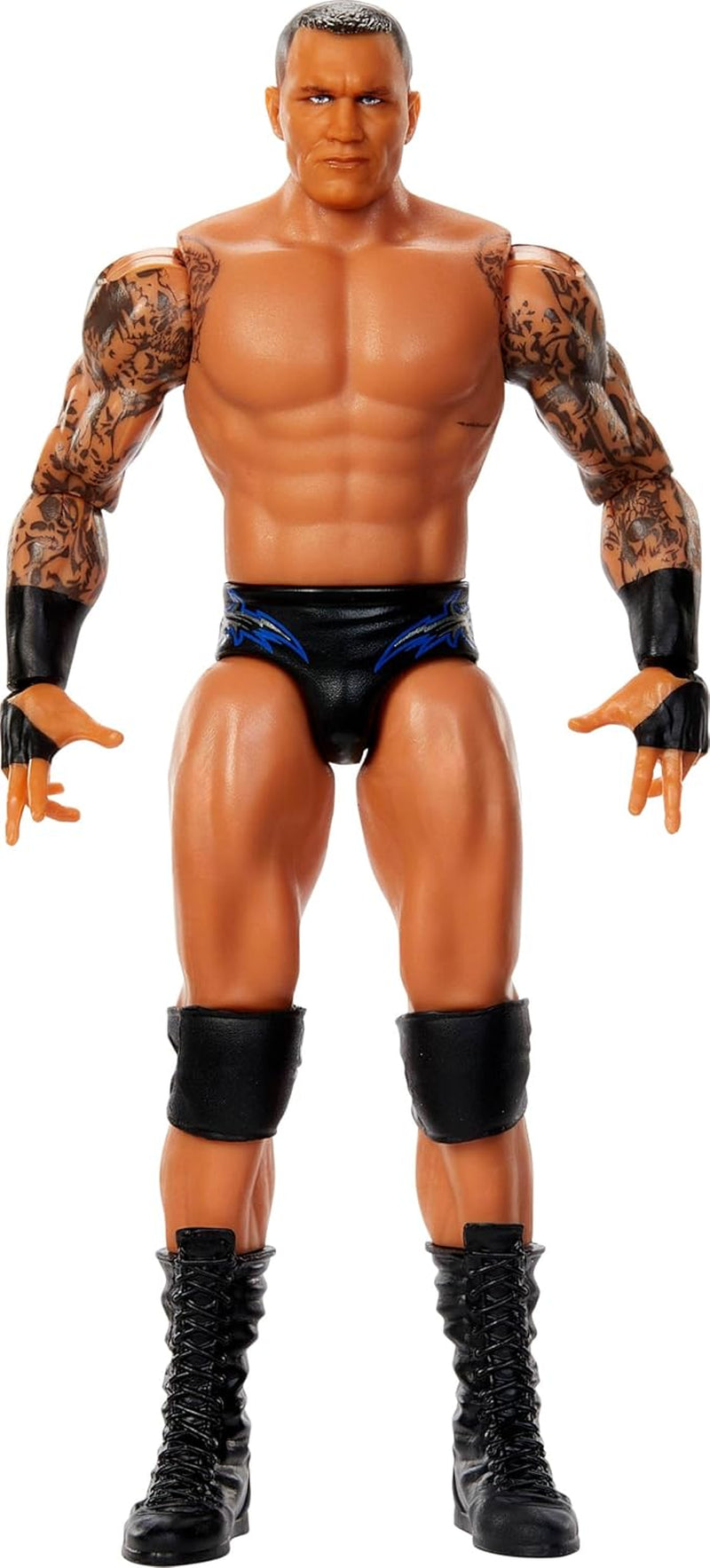Mattel WWE Randy Orton-actiefiguur, Main Battle-serie #154, ca. 15 cm hoog Verzamelfiguur met 10 bewegingspunten en realistisch uiterlijk, JCV42, [Multicolor] Actiefiguren Naty Shop Standaardtitel