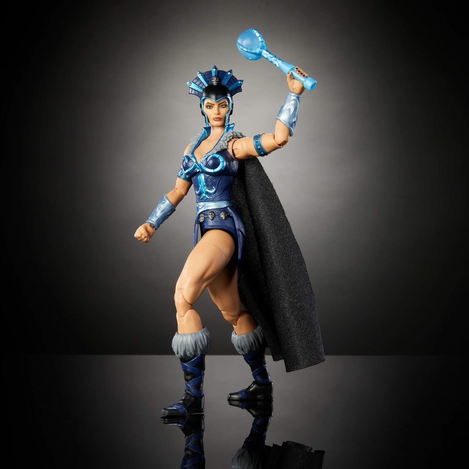 Masters of the Universe Masterverse actiefiguur ca. 18 cm hoog, nieuwe Eternia Evil-Lyn, MOTU Toy Villainess, Sorceress, 30 bewegingspunten, kristallen bol, JBP77 actiefiguren Naty Shop