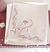 Appartina Elegantia 40X40 Cm Stofachtige Airlaid Servetten, Hoge Kwaliteit Bruiloft Servet, Stofachtige Bruiloft Servetten Wegwerp Servetten voor Verschillende Gelegenheden (Oud Roze)