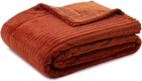 Gözze - Comfortabele en zachte deken in corduroy-look, 1620G/stuk, 150 X 200 Cm - kaneel Bedden en dekens Besuche den Gözze-Store Cinnamon