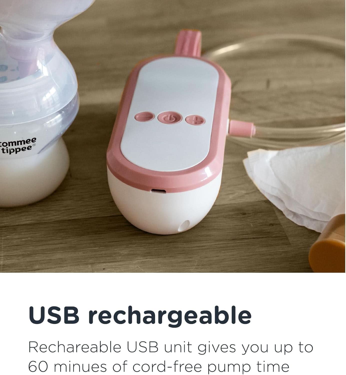 Tommee Tippee Made for Me Unieke elektrische borstkolf, sterke zuigkracht Accessoires Voeding en borstvoeding Bebe Naty Shop