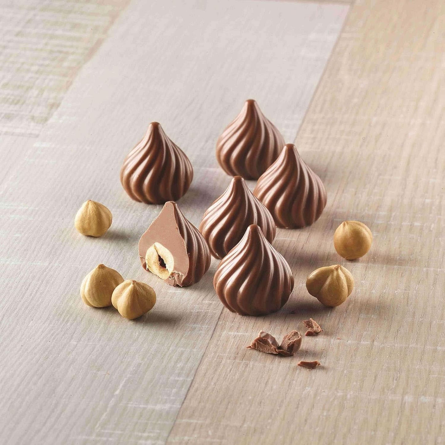 Silikomart 199384, 3D chocoladevorm keukenvlam Naty Shop