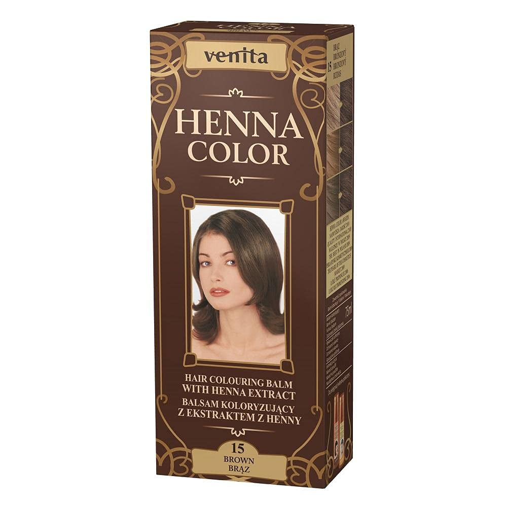Henna Color 111 Natuurlijke conditioner voor blond haar Haarkleur Natuurlijk haarkleuringseffect Henna Eco-haarverf Naty Shop Brons 75 G (1 pak)