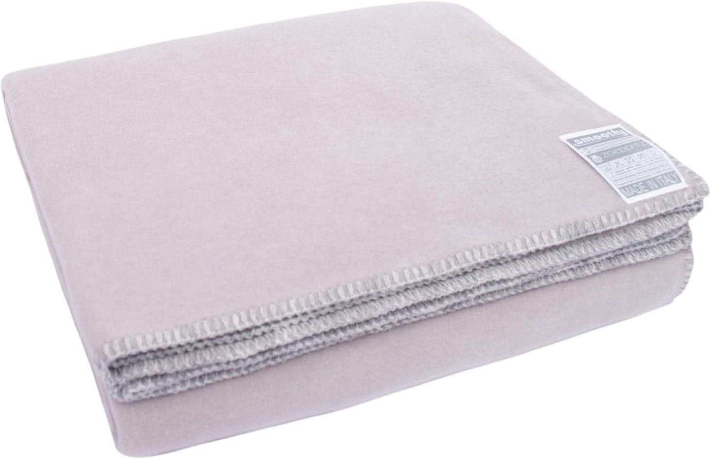 Zoeppritz sinds 1828 Smoothy fleecedeken - Pluizige comfortabele polar fleece deken - Veganistisch - 140X190Cm - 010 Off-White, 010 Offwhite Zoeppritz Since 1828 Bedden en dekbedden 920 Lichtgrijs Mel. 140X190cm