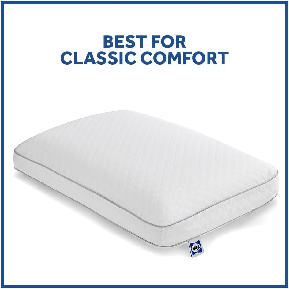 Sealy Essentials Memory Foam Kussen Standaard Wit 2-delig Naty Shop Standaard Kussens