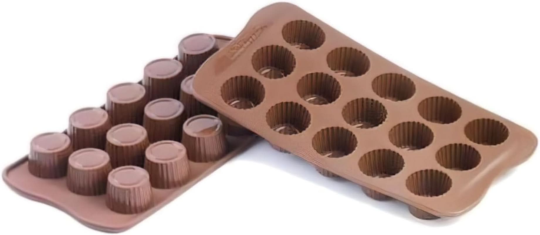 Silikomart 194690, Chocoladepralines, Hart, 15 modellen Keuken Naty Shop Pralines