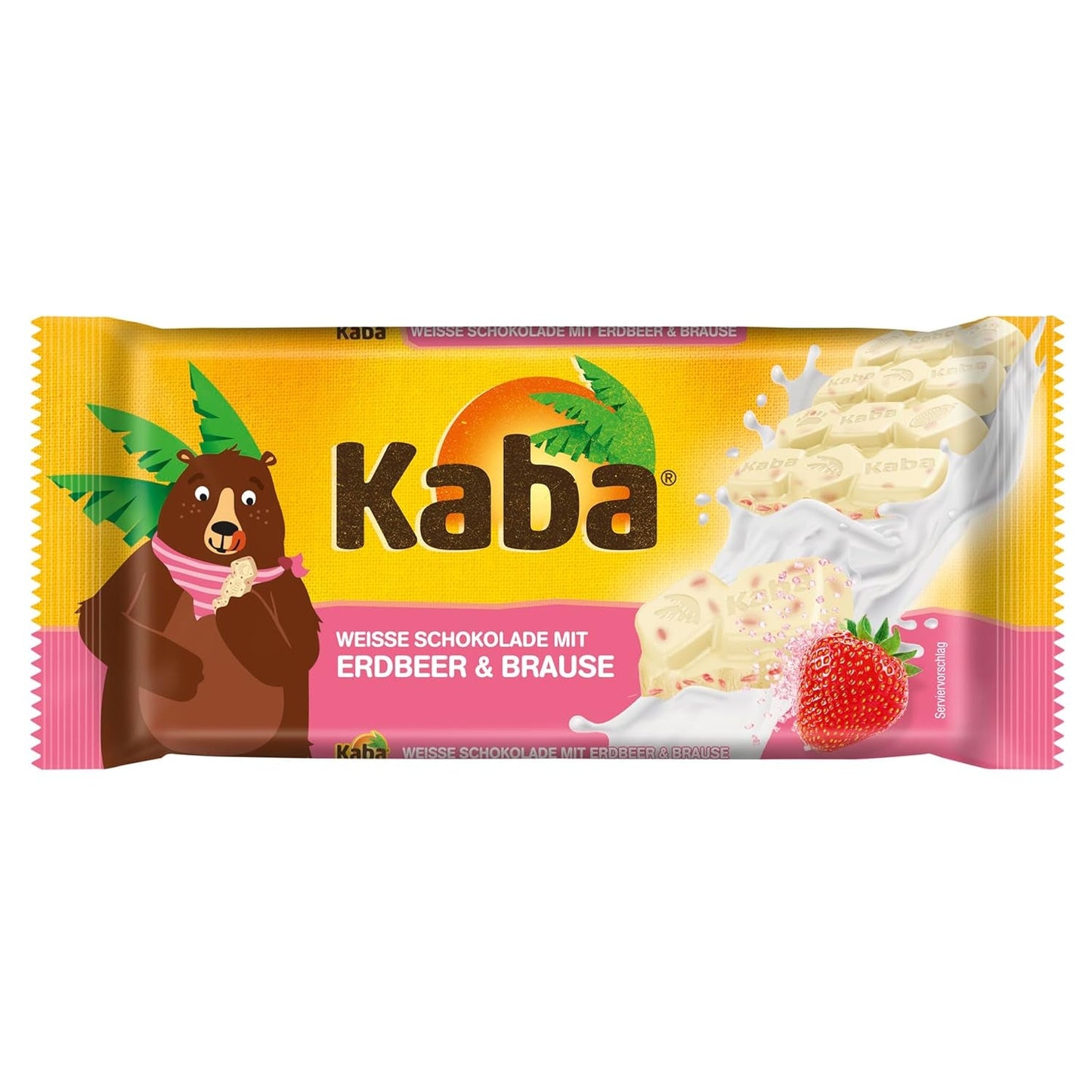Kaba volle melk- en melkroomchocolade, gevulde chocoladereep, reep van 90 g, smeltende chocolade met lichte melkroom en originele Kaba-smaak