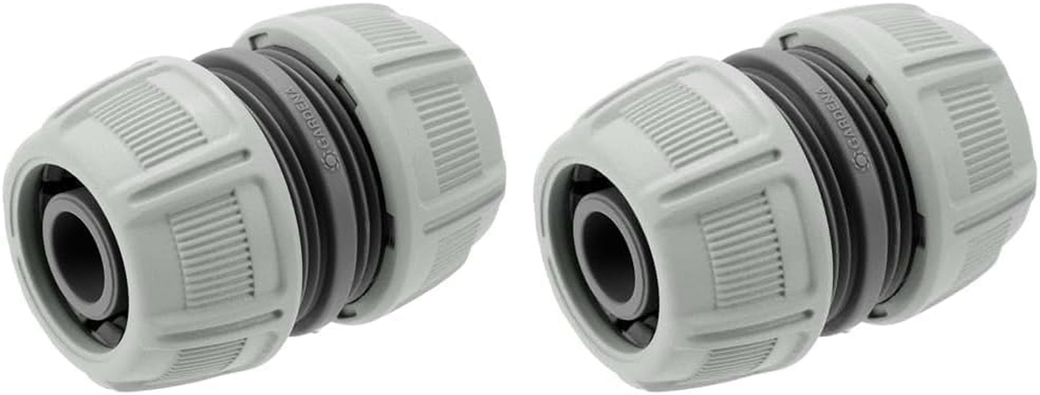 Gardena 13 mm (1/2 inch) en 15 mm (5/8 inch) Reparateur: Snelle en eenvoudige slangreparatie zonder gereedschap, Power Grip, hoge klemkracht, in doos (18232-20)