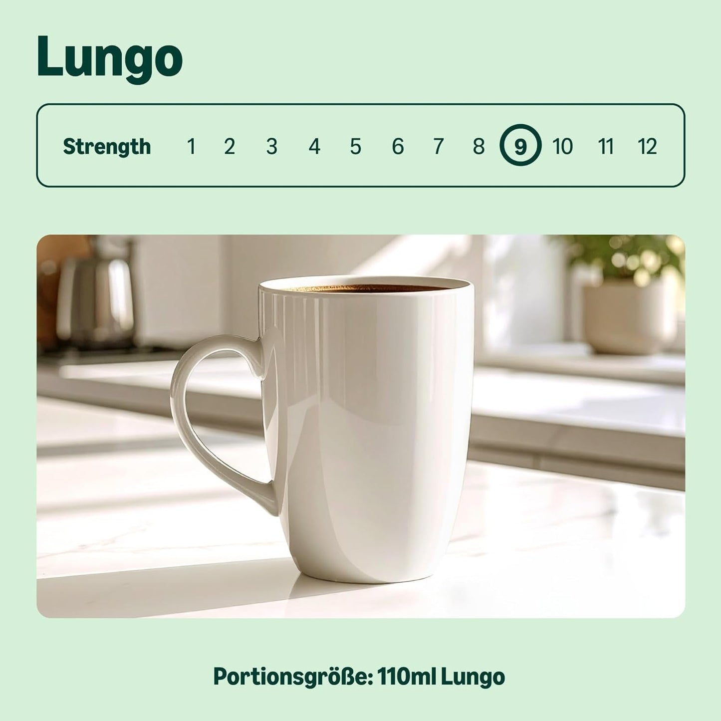 by Amazon Lungo Aluminium-Kaffeekapseln, compatibel met Nespresso, mittelgeröstet, 100 Stück (5 Packungen mit je 20 Stück) – Rainforest Alliance zertifiziert
