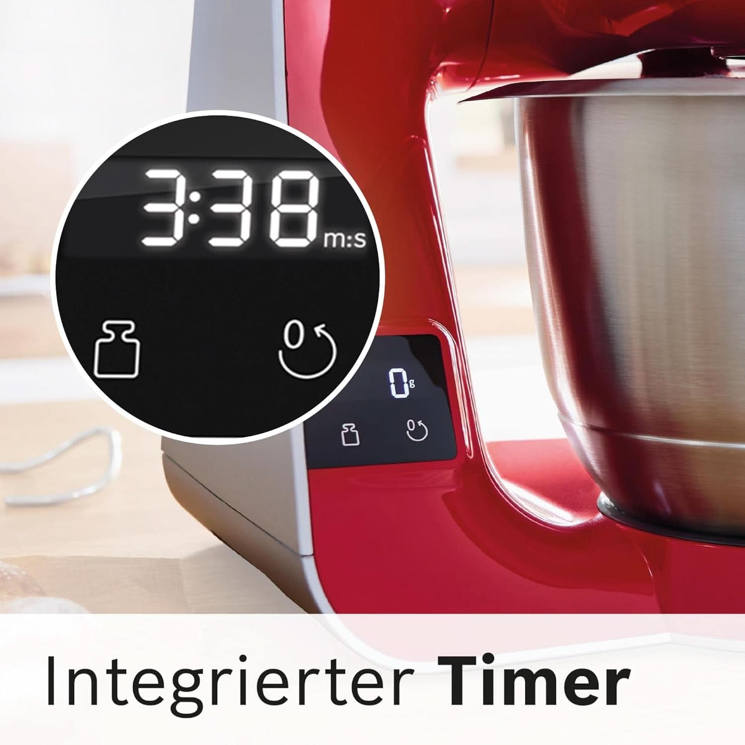 Keukenmachine Bosch Series 4 MUM5X720, geïntegreerde weegschaal, roestvrijstalen kom 3,9L, mixer 1,25L, 1000W Accessoires Voeding en borstvoeding Bebe Naty Shop