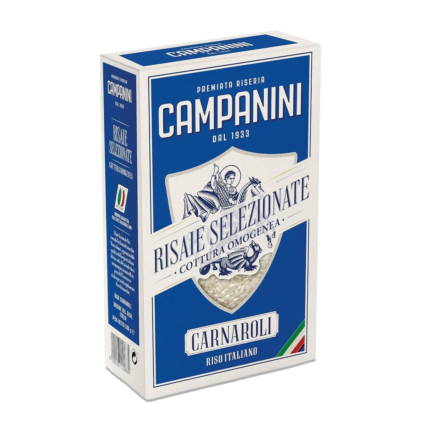 RISO CARNAROLI | Rijstrisotto | 500 g uit Italië | Risotto's en Soepen | RISERA CAMPANINI