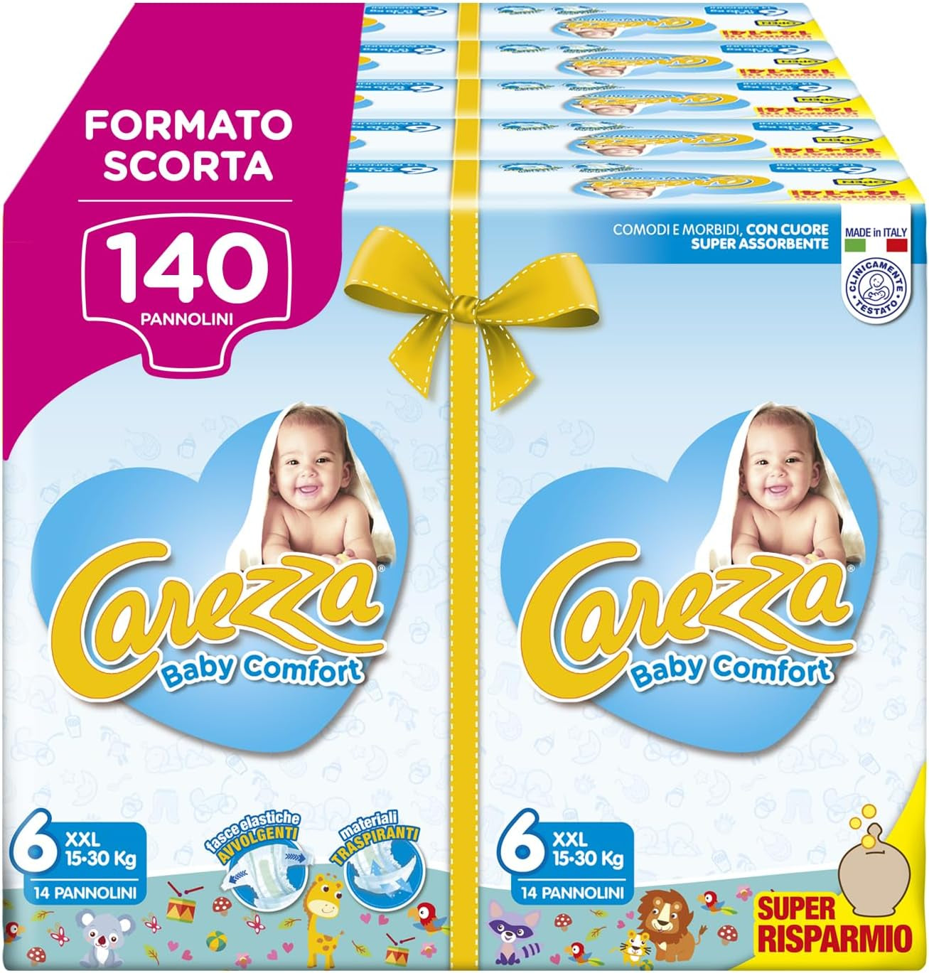 Babycomfort XXL | Maat 6 (16-30kg) | 140 luiers