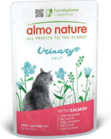 almo nature Functional Urinary Help - Natvoer voor volwassen katten met zalm - Ondersteunt de gezondheid van de urinewegen - 30 zakjes à 70 g