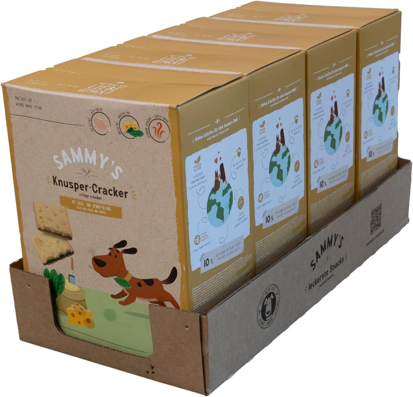 Sammy's Muesli-munten | Krokant gebakken snacks voor honden | 5 graanmueslimunten voor je grote harige vriend (30kg+) | 1 kg