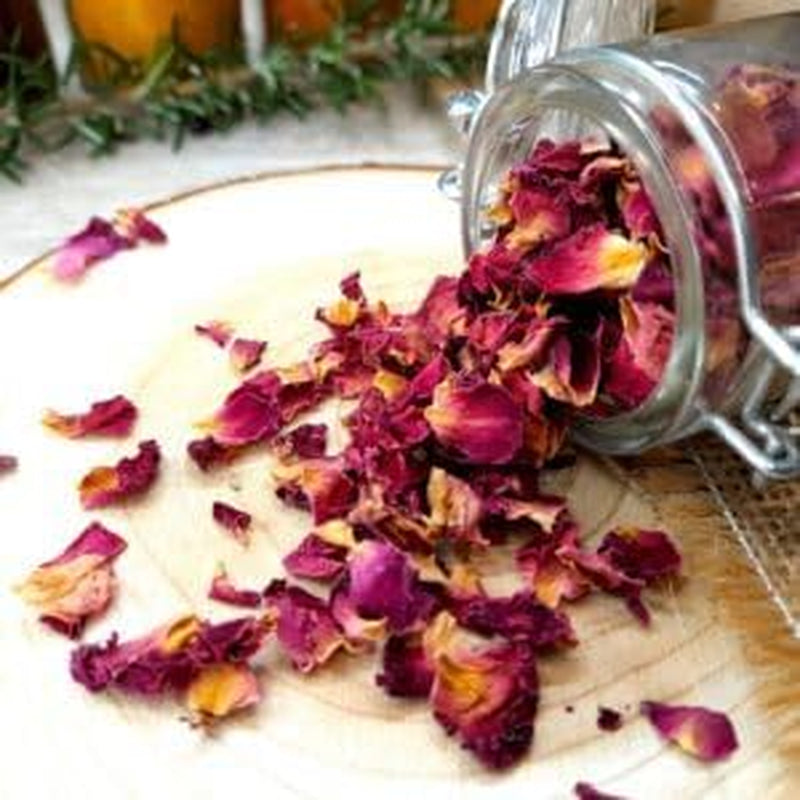100g premium eetbare rozenknoppen - gedroogde infusie van Atlasrozenblaadjes - zoete en bloemige smaak en aroma - 100% natuurlijk, puur en zonder toevoegingen | Tazarin Ltd