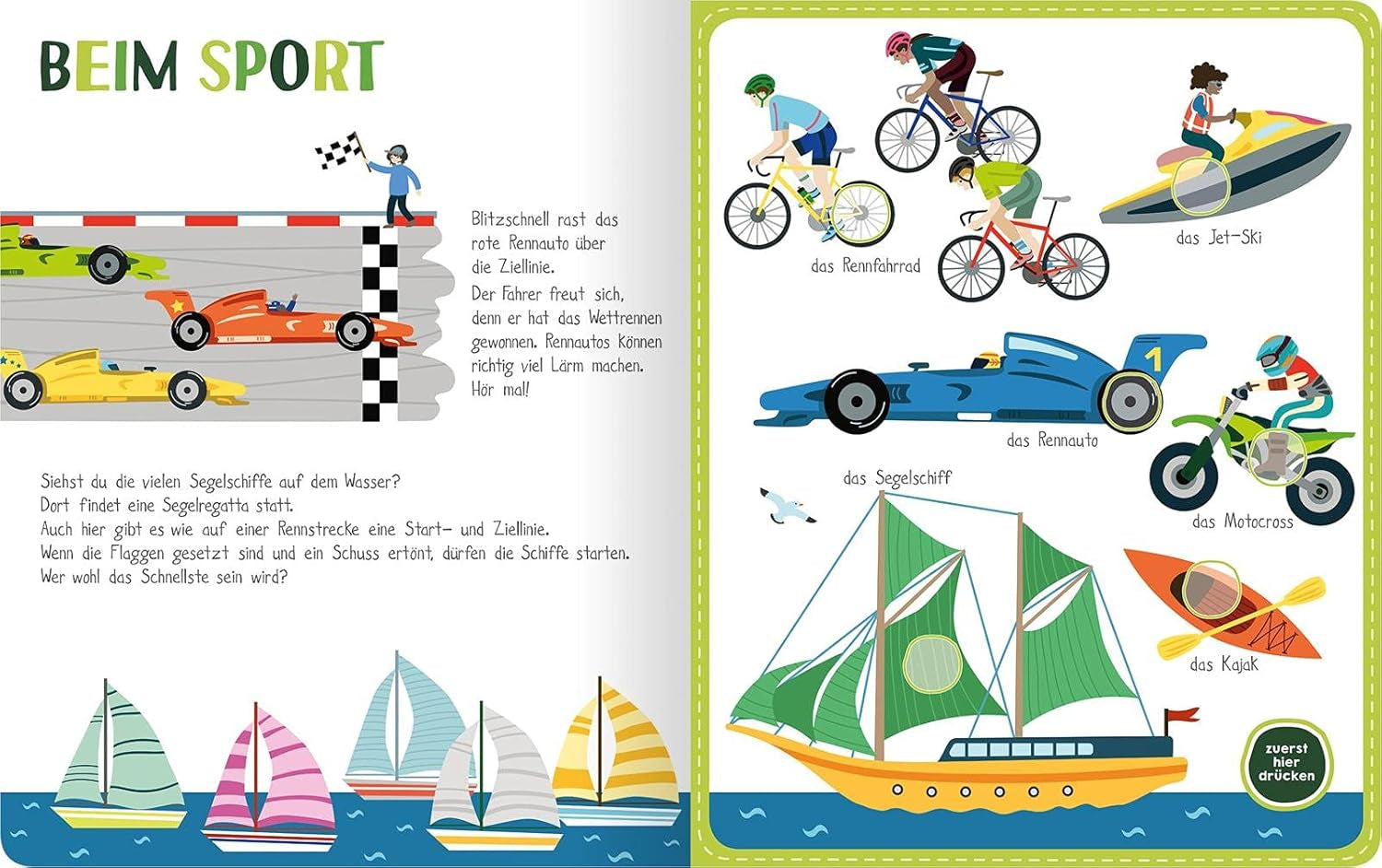 Mijn kleurboek met geluiden - Voertuigen: met meer dan 40 geluiden | Hoogwaardig geluidsboek met realistische voertuiggeluiden voor kinderen vanaf 24 maanden Baby Toys Naty Shop
