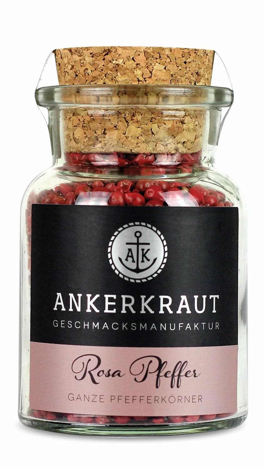 Ankerkraut, roze peper (Schinusbes), roze bessen, perfect voor Gin en Tonic, 45 gram Condimente Naty Shop