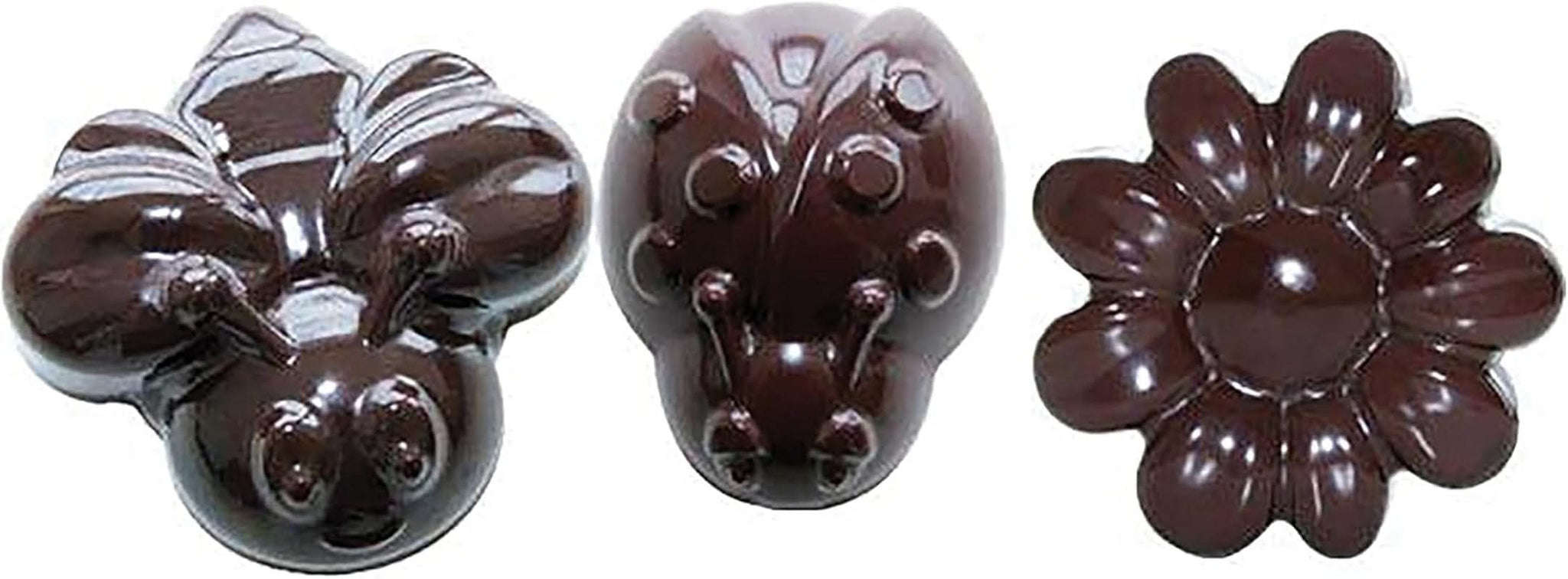Silikomart 199199, mal voor chocolade, Lentemodel, 15 pralines, Brown Kitchen Naty Shop
