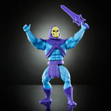 Masters of the Universe Origins speelgoed, skeletfiguur uit de tekenfilmcollectie, staande slechterik ca. 14 cm met pantser, staf, zwaard en 2 maskers, HYD24 Actiefiguren Naty Shop