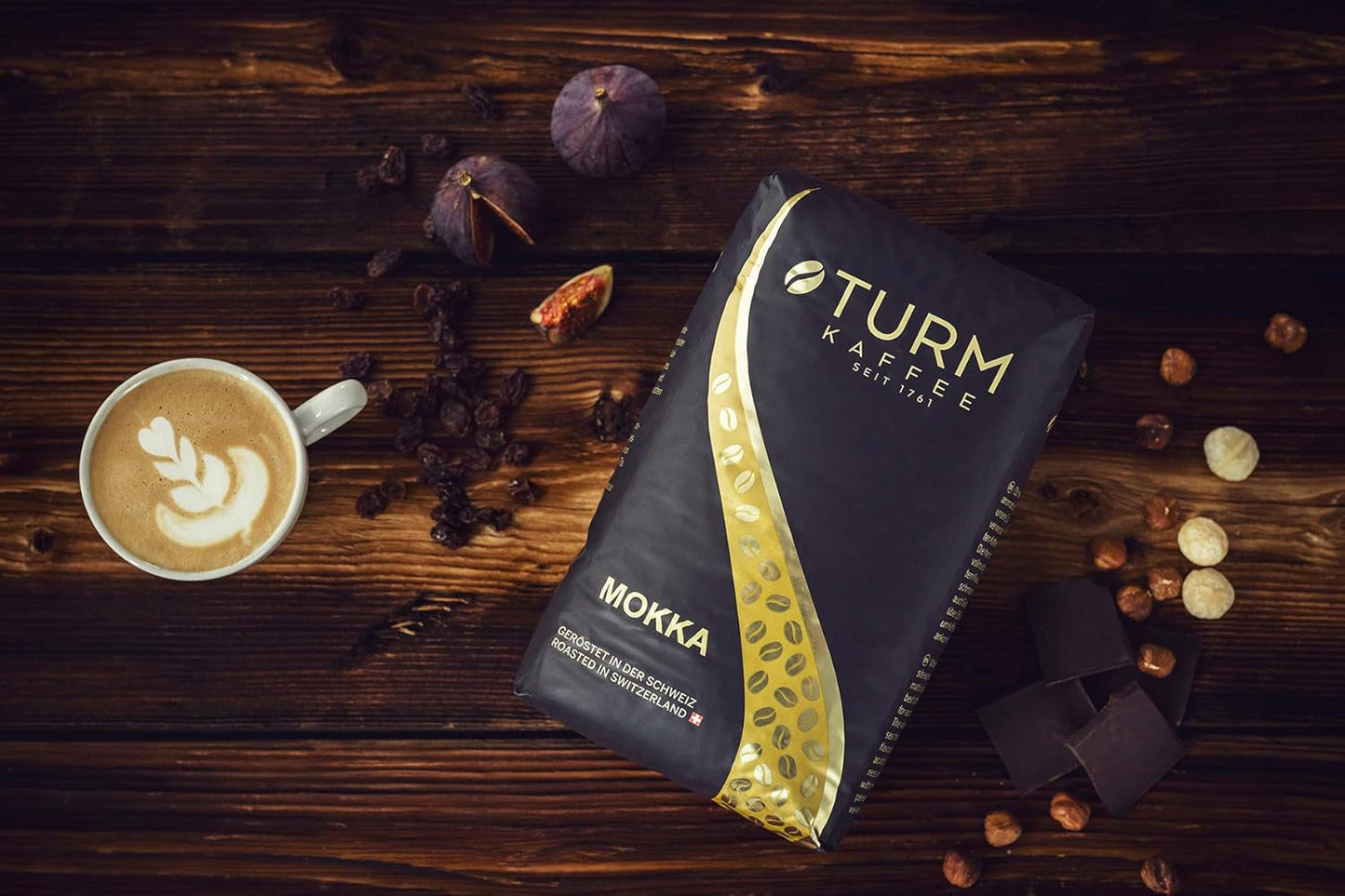 - Mokka 1000g | Sterke koffie voor Schümli en espresso uit volautomaten | Hele gebrande koffiebonen | Met 90% Arabica bonen